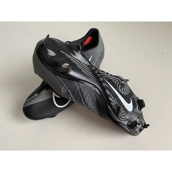 Nike React Vapor Ultrafly Elite 4 Black Baseball Cleats DA0701-001 Men's Sz 14 - Picture 7 of 10